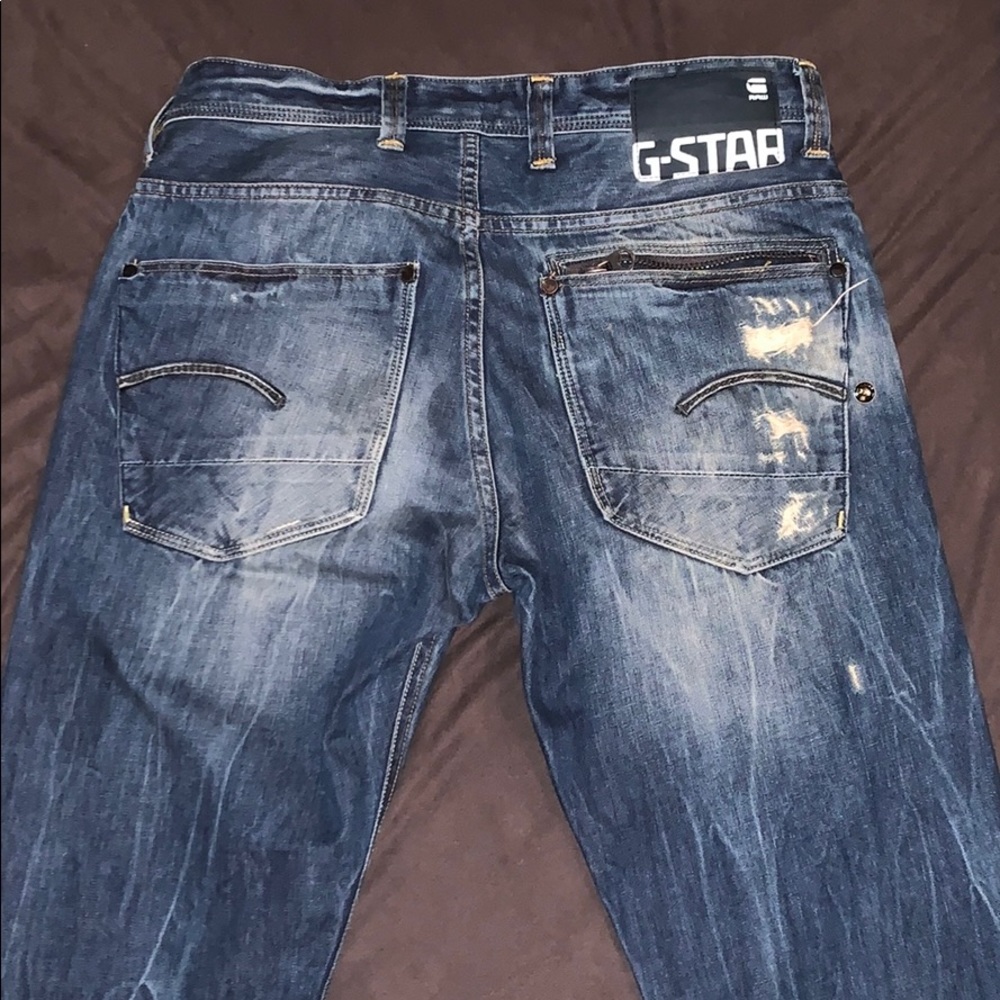 PRE-OWNED G-STAR MENS JEANS SIZE 32/34